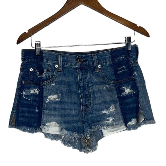 American Eagle Vintage High Rise Jean Shorts size 6 - Picture 1 of 5